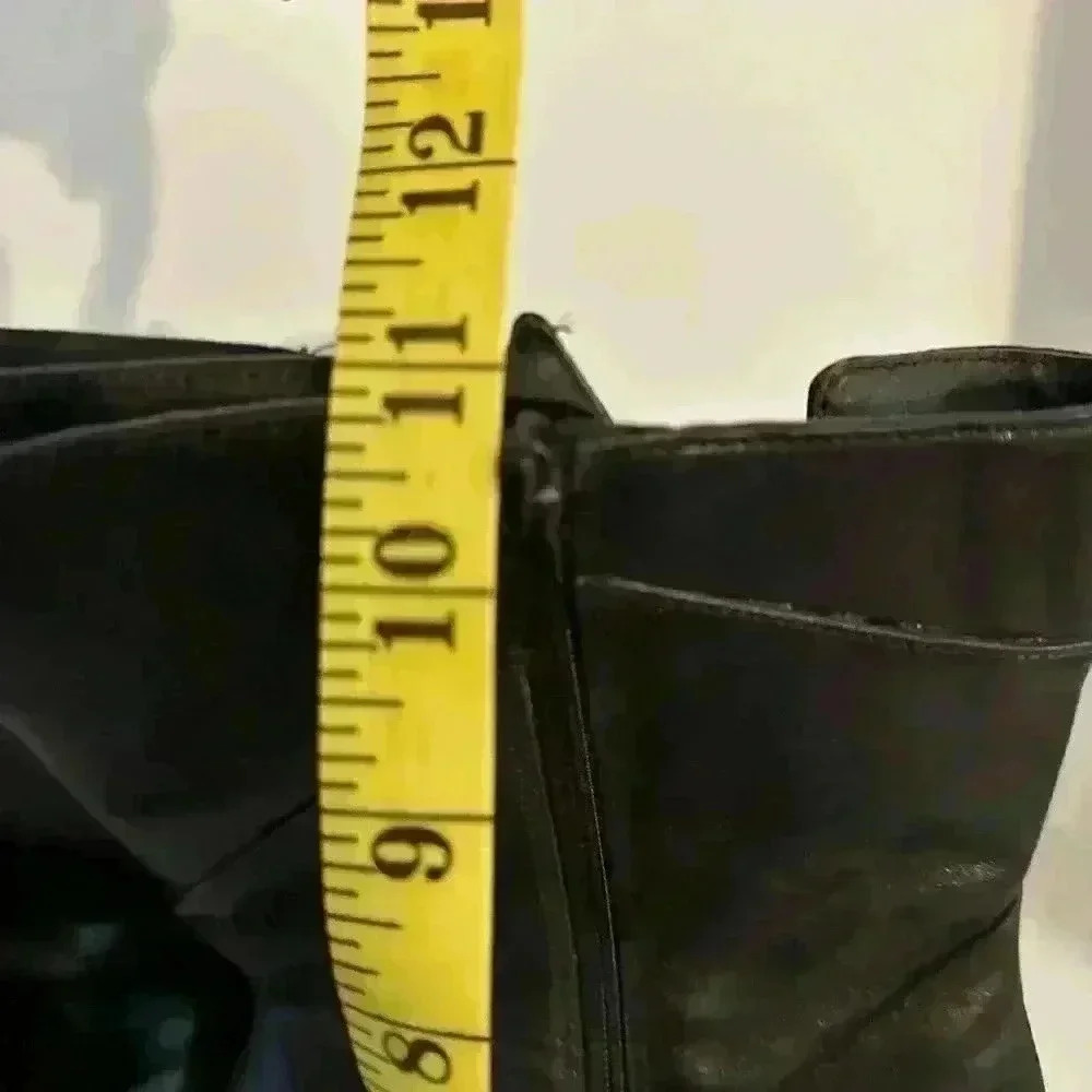 Brand new Noat Leather Wedge Heel Boots NWOT - Picture 9 of 10
